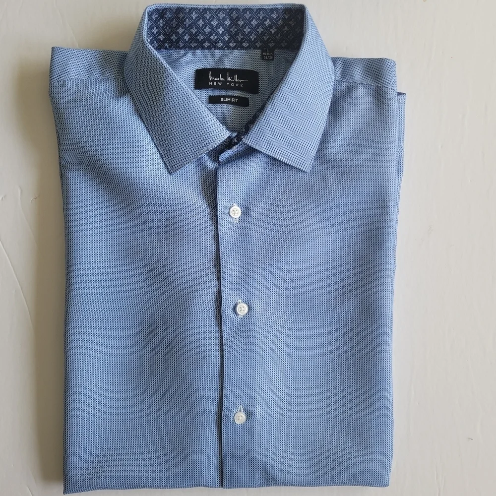 Nicole Miller Slim Fit Dress Shirt.